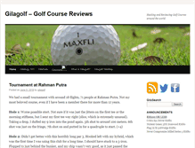 Tablet Screenshot of gilagolf.net